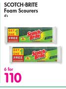 Scotch Brite Foam Scourers-For 6 x 4's