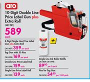 Aro Single Line Ink Roller Refills-2's Per Pack