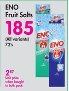 Eno Fruit Salts (All Variants)-72's 
