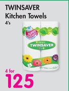 Twinsaver Kitchen Towels-For 4 x 4's