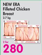 New Era Filleted Chicken Breast-For 2 x 2.7Kg
