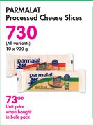 Parmalat Processed Cheese Slices (All variants)-10 x 900g