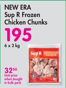 New Era Sup R Frozen Chicken Chunks-6 x 2Kg