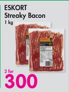 Eskort Streaky Bacon-For 2 x 1kg