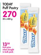 Today Puff Pastry-20 x 400g