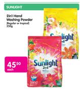 Sunlight 2 In 1 Hans Washing Powder(Regular Or Tropical)-250g Each