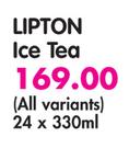 Lipton Ice Tea(All Variants)-24 x 330ml