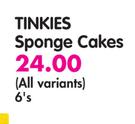 Tinkies Sponge Cakes(All Variants)-6's