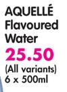Aquelle Flavoured Water(All Variants)-6 x 500ml