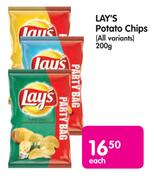 Lay's Potato Chips(All Variants)-200g Each