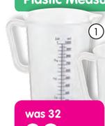Steel King Plastic Measuring Jug-1Ltr Each