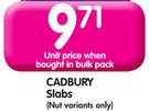 Cadbury Slabs-80g