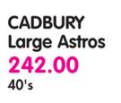 Cadbury Large Astros-40's