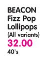  Beacon Fizz Pop Lollipops(All Variants)-40's