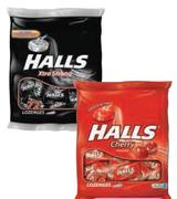 Halls Lozenges Bag(All Variants)-72's