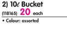 Alplas 10ltr Bucket Each