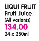Liqui Fruit Fruit Juice(All Variants)-24x250ml