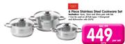 6-Piece Stainless Steel Cookware Set-Per Set