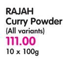  Rajah Curry Powder(All Variants)-10x100g