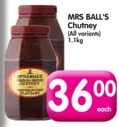 Mrs Ball's Chutney(All Variants)-1.1kg Each