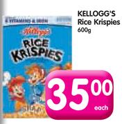  Kellogg's Rice Krispies-600g Each