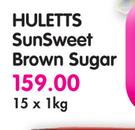 Huletts Sun Sweet Brown Sugar-15x1kg