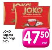 Joko Tagless Tea Bags-200's Each