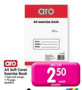 Aro A4 Soft Cover Exercise Book-Each