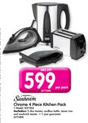 Sunbeam Chrome 4 Piece Kitchen Pack SCP004-Per Pack