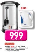 Mellerware 10L Urn + 1.7L Jug Kettle 22500p/MK18J