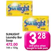 Sunlight Laundry Bar Soap-125g