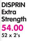 Disprin Extra Strength-52x2's