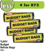 Tuffy Budget Refuse Bags-4x20's