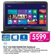 Dell 15.6" Ci3/4GB/500GB/W8 Notebook 3521