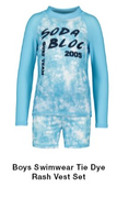 Boys Swimwear Tie Dye Rash Vest Set