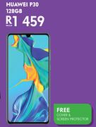 Huawei P30 128GB-On Pinnacle 15GB Top Up