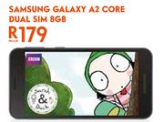 Samsung Galaxy A2 Core Dual Sim 8GB-On Media Play 1.5GB Top Up