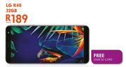 LG K40 32GB-On Media Play 1.5GB Top Up