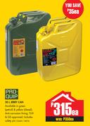 Pro Quip 20Ltr Jerry Can-Each