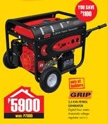 Grip 5.5Kva Petrol Generator