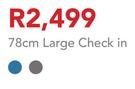 Travelite Excelsior 78cm Large Check In Suitcase