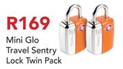 Mini Glo Travel Sentry Lock Twin Pack