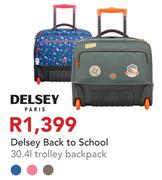 Delsey Back To School 30.4L Trolley Backpack