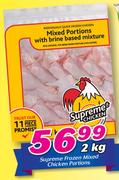 Supreme Frozen Mixed Chicken Portions-2kg