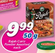 Rajah Curry Powder-50g Each