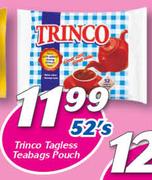 Trinco Tagless Teabags Pouch-52's