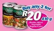 Rhides Mixed Vegetable Regular/ Curry-2x410g