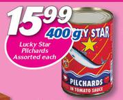 Lucky Star Pilchards-400g Each