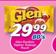 Glen Rooibos Tagless Teabags Pouch-80's