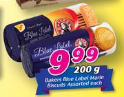 Bakers Blue Label Marie Biscuits-200g Each